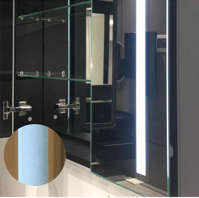 Vanture 30-Inch LED Medicine Cabinet with Vertical Light Strips, Touch Sensor & Double Doors